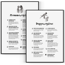 PAKKEPRIS Mamma- og Pappareglene  - Happystar