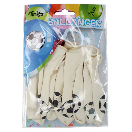 Ballongar 8pk Fotball Fotball - Tinka