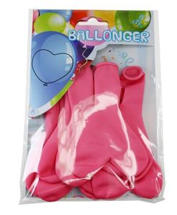 Ballongar 8pk rosa hjerter rosa hjerte - Tinka