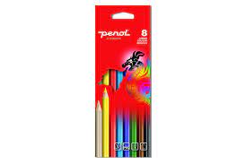 Penol Fargeblyanter 8 Jumbo 8 farger - Penol