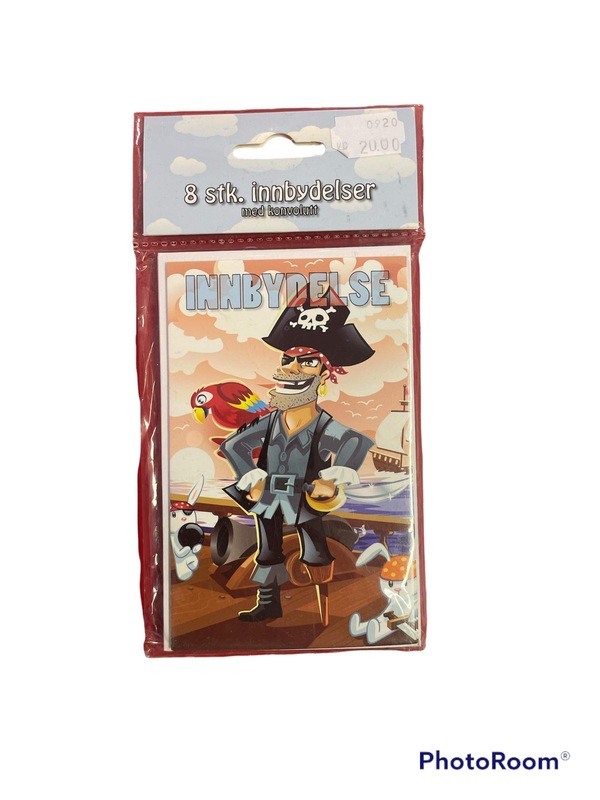 INNBYDELSER BARN  PIRAT - Salg