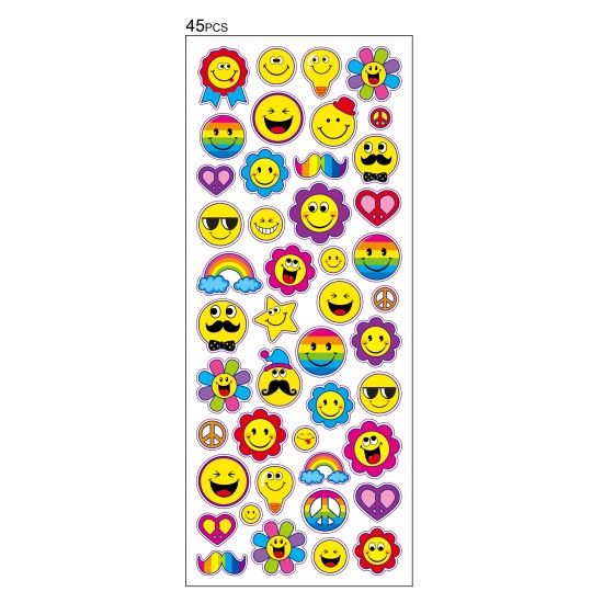 Tinka klistremerker Smiley blomster Smiley blomster - Stickers