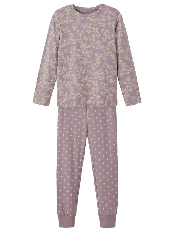 2-delt pysj med blomster