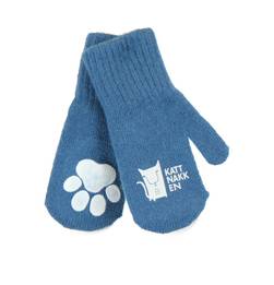 Kattnakken magiske ullvottar  Fjordblå - Kattnakken