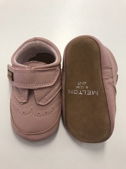 Melton skinntøffler/slippers med borrelås  - Melton