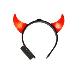 Djevelhorn med led lys Djevelhorn - Halloween