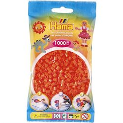 Hama Midi Beads 1000 pcs Orange 207-04 207-04 - hama