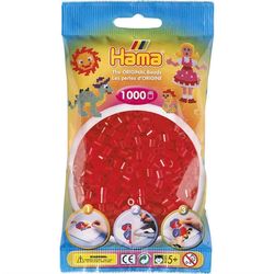 Hama Midi Beads 1000 pcs Tr red 207-13 207-13 - hama