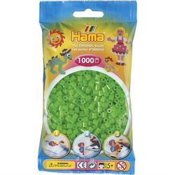 Hama Midi Beads 1000 pcs Fluorescent green 207- 42 207-42 - hama