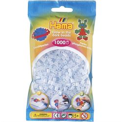 Hama Midi Beads 1000 pcs Glow blue 207-57 207-57 - hama