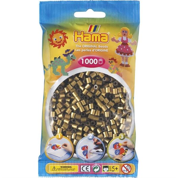 Hama Midi Beads 1000 pcs Bronze 207-63 207-63 - hama