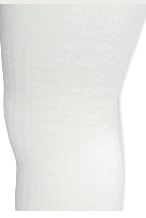 Lillelam ullstrømpebukse m/mønster Hvit - Lillelam