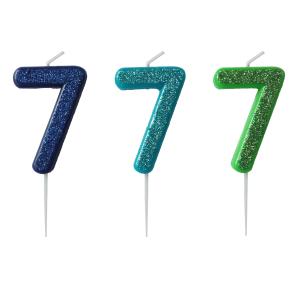 Kakelys - 7 Lys blå - Tinka