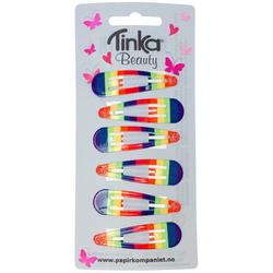 HÅRCLIPS REGNBUE 6 STK regnbue - Tinka