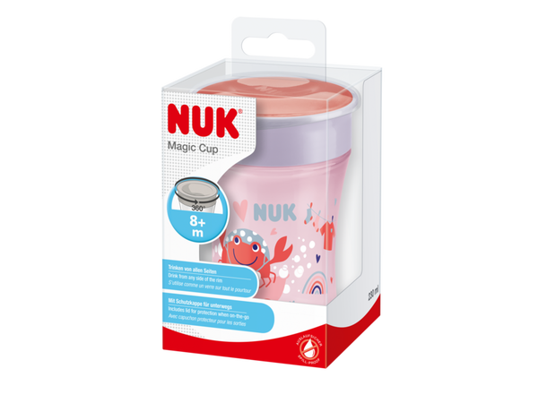 NUK Evolution Magic Cup Rød - NUK