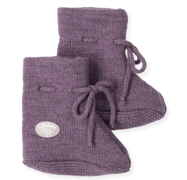 Lillelam classic babytøfler, plomme PLOMME - Lillelam