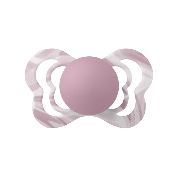 BIBS Couture 2pk tie dye Heather White - natural rubber latex- str 2 Tie dye Heather White - Salg