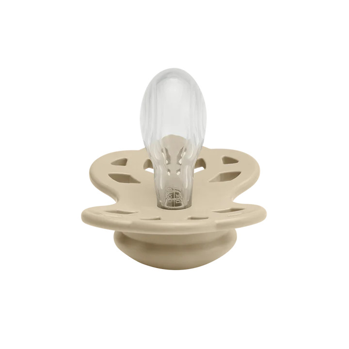 BIBS infinity 2pk Vanilla/Peach /Silicone - str 1 Vanilla/Peach - Salg