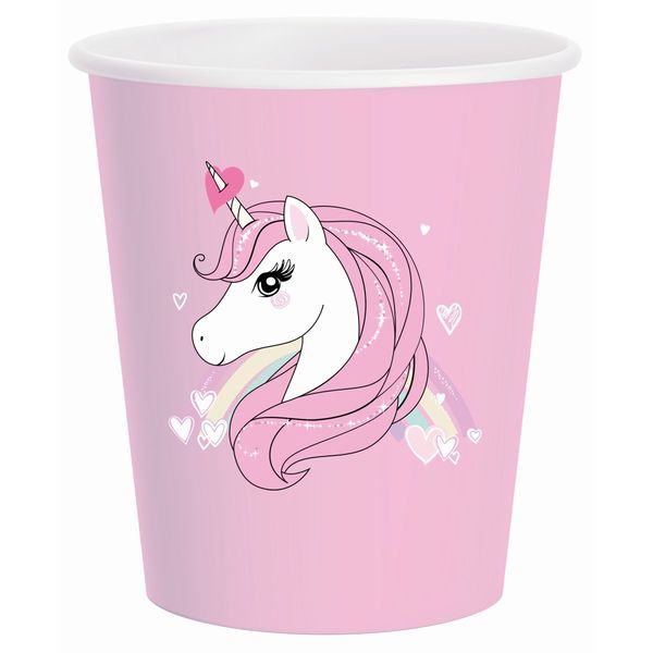 KOPP UNICORN 8 STK UNICORN - Bursdag/Fest