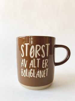 Krus H 9,5 Cm “Boliglånet”  - Trend Design