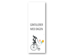 Gratulerer med dagen apekatter | 5x15 cm  - Papirkort.no