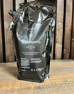 SOMMERRO HÅNDSÅPE OG SÅPE FOR HÅR OG KROPP 1L REFILL  - Fitjar Islands