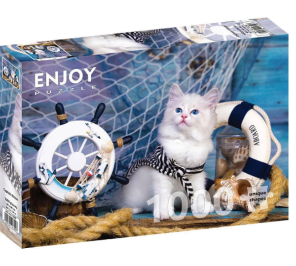 Enjoy puslespill 1000 Captain Kitten 1000 biter - Enjoy puzzle