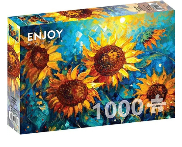 Enjoy puslespill 1000 Sunflowers Reunion 1000 biter - Enjoy puzzle