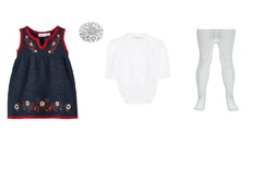 Baby strikket festdrakt pakke  - Name It