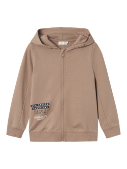 NKMHALUKAS LS SWEAT CARD WH UNB  - Name It