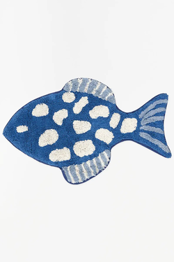 Baderomsmatte Fisk 91x61  - Nauticalia 