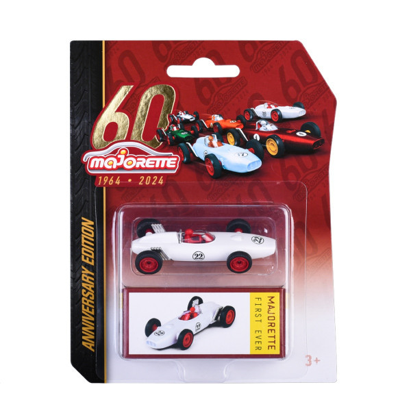 Majorette Anniversary Edition First Ever, 6-asst. Kvit (22) - Salg