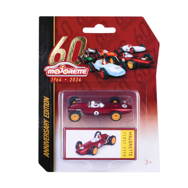 Majorette Anniversary Edition First Ever, 6-asst. Burgunder (4) - Salg