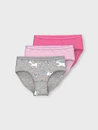 NMFBRIEFS 3P GREY MELANGE UNICORN  - Name It