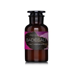 Badesalt - Rose/Rosengeranie 640g  - Stone Soap Spa