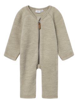 NMFWMINO WOOL BRUSHED LS SUIT  - Name It