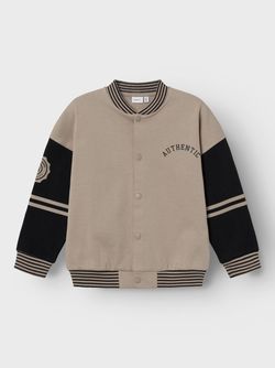 NKMNASSEN LS RLX SWEAT CARD BRU  - Name It