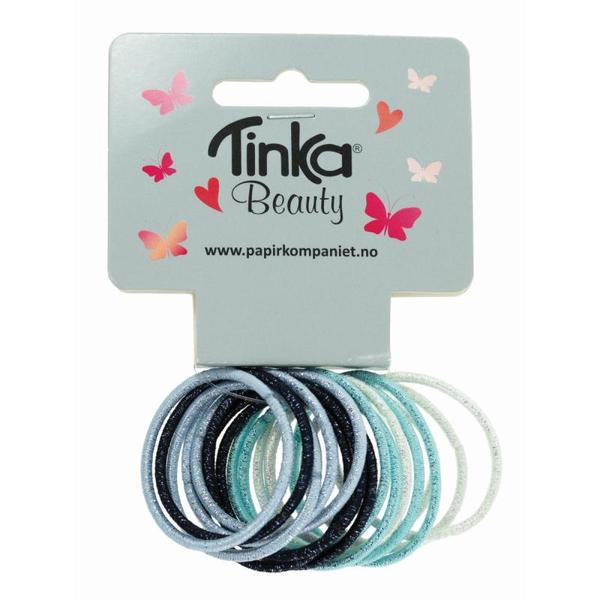HÅRSTRIKK ASS FARGER 16 STK TINKA BEAUTY Blå - Tinka
