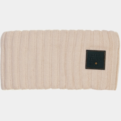 Kattnakken Panneband i lamull One Size junior/vaksen Off-white - Kattnakken