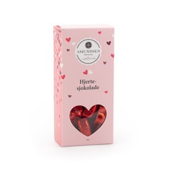 Hjertesjokolade 130g  - Amundsen Spesial