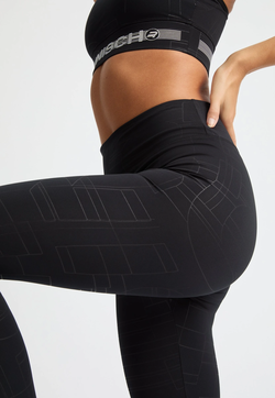Røhnisch Logo Effect High Waist Tights  - Røhnisch