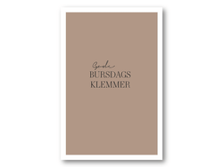 Gode bursdagsklemmer | 10x15 cm  - Papirkort.no