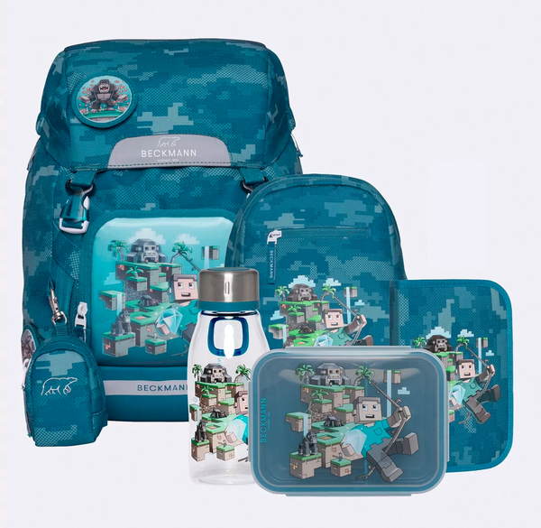 Beckmann Classic skolesekk sett, Jungle Game - levering februar Jungle Game - Beckmann