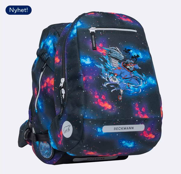 Beckmann Classic skolesekk sett, Ninja Elements - levering februar Ninja elements - Beckmann