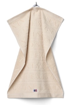 Velour jacquarhåndkle m/logo  - Lexington