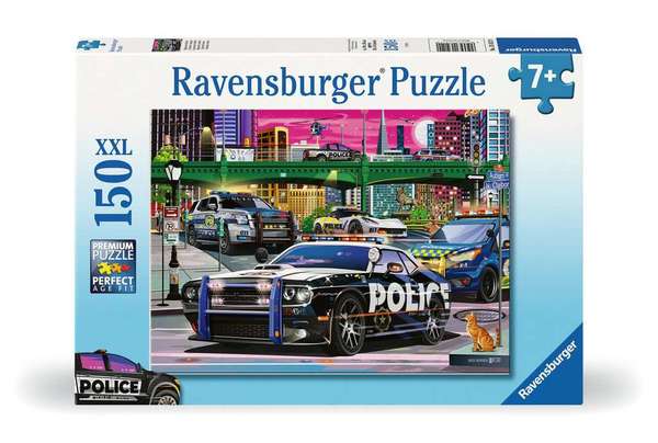 Ravensburger puslespill 150xxl Police on Patrol 150xxl biter - Ravensburger