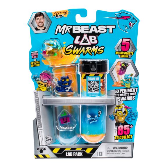Mr. Beast Lab Swarms figurer, 5 stk. Serie 2 MrBeast Lab Swarms figurer, 5 stk. Serie 2 - Mr. beast