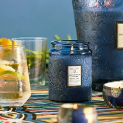 Duftlys - Mediterranean Lemon 510g, 100t  - Voluspa