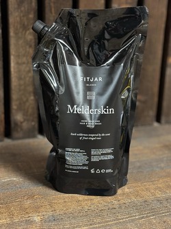 Melderskin Håndsåpe og Såpe for Hår og Kropp 1L Refill  - Fitjar Islands
