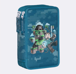 Beckmann Trelags pennal med innhold, Jungle Game Jungle Game - Beckmann